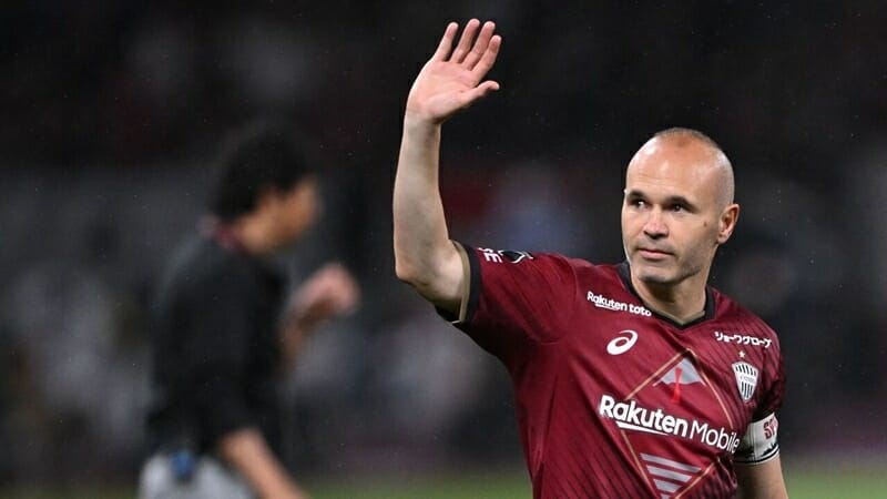 Iniesta đá trận cuối cùng trên đất Nhật 