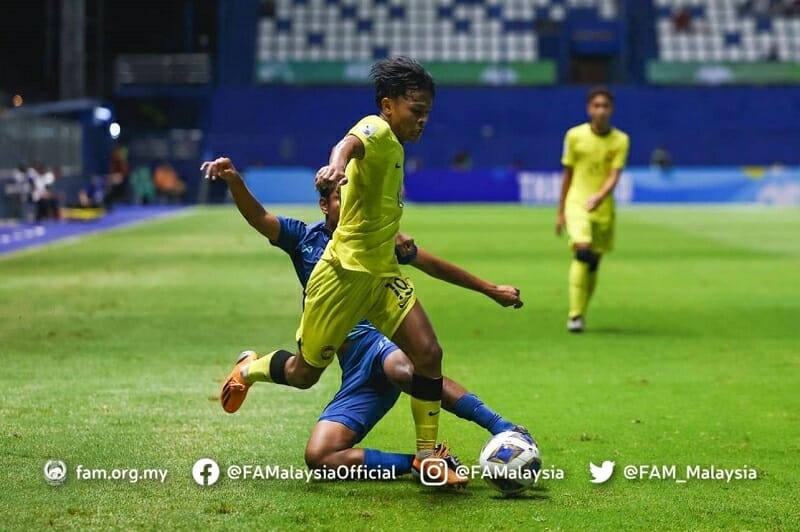 U17 Malaysia không ghi được bàn thắng nào (Ảnh: FAM).