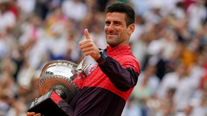 Djokovic vừa lên ngôi tại Pháp mở rộng