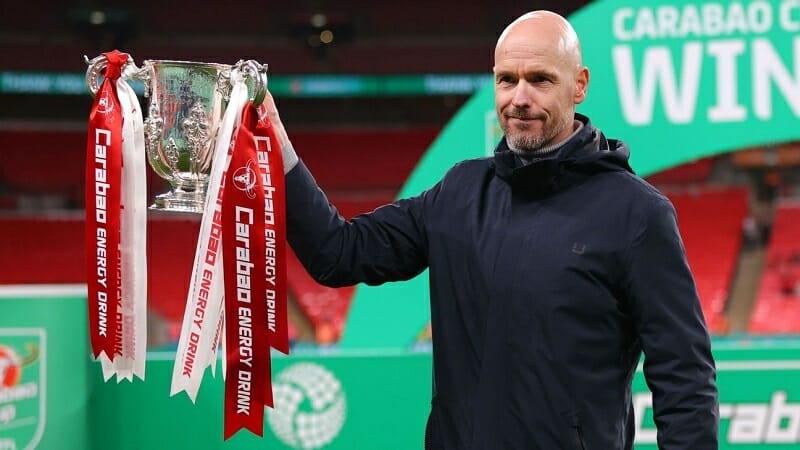 Ten Hag đã giúp Man United vô địch Carabao Cup