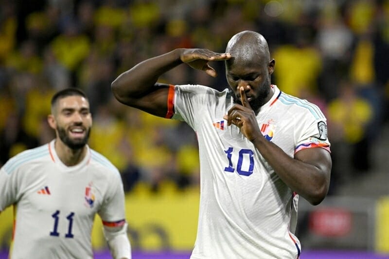 Lukaku dẫn đầu hàng công Bỉ trước Áo.