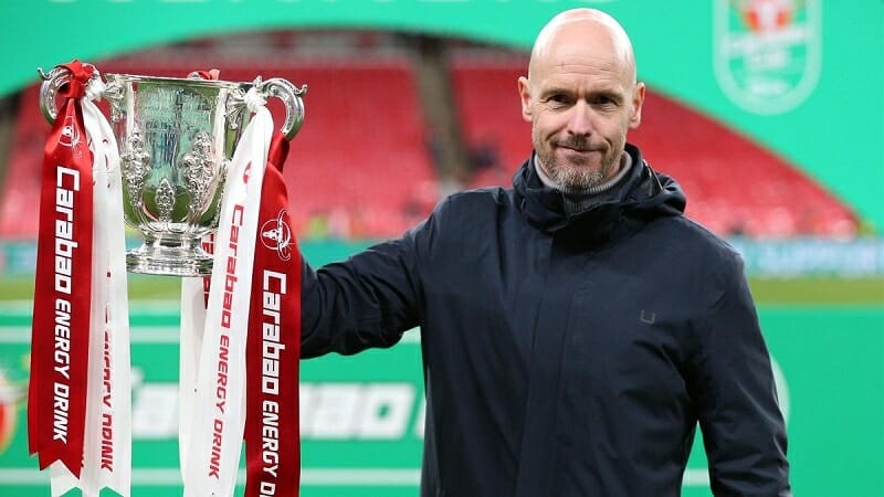 Ten Hag cùng Man United lên ngôi ở Carabao Cup