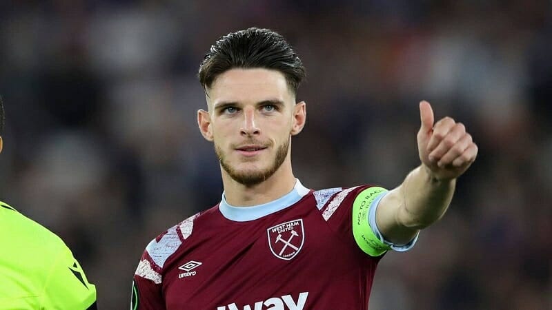 Arsenal chuẩn bị gửi lời đề nghị cho West Ham để hỏi mua Declan Rice