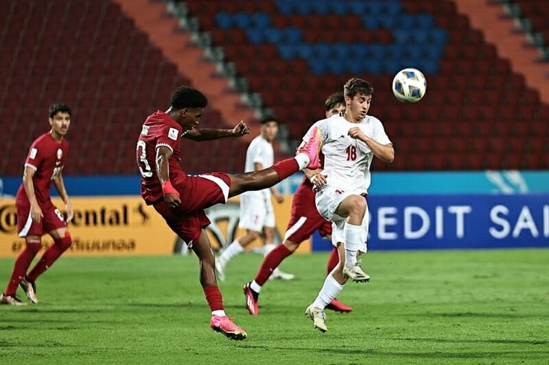 U17 Iran từng có trận đấu vượt trội trước U17 Qatar.