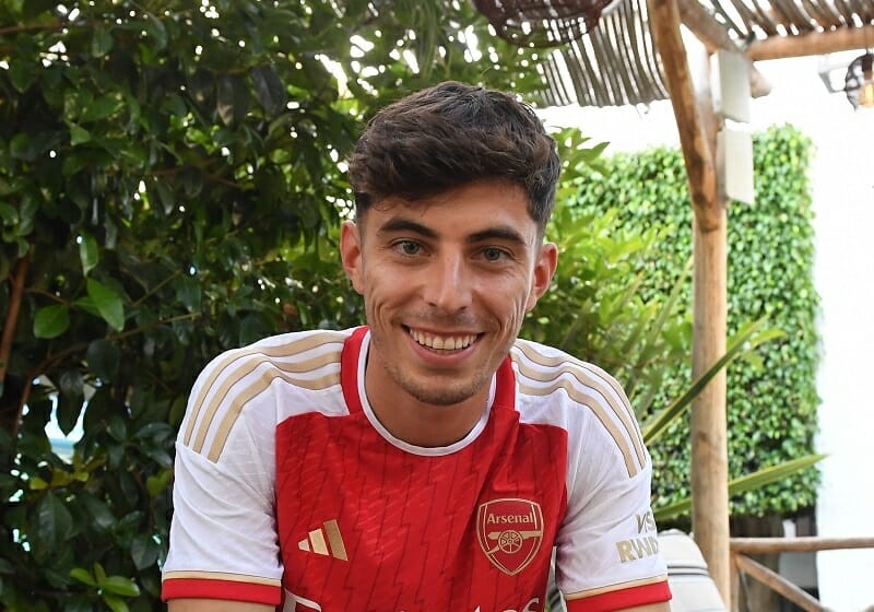 Havertz đã hoàn tất việc chuyển đến Arsenal