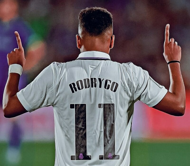 Rodrygo là số 11 mới của Los Blancos