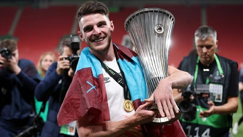 Declan Rice sẽ rời West Ham mùa hè này