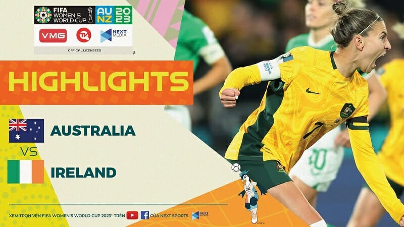 Australia vs Ireland, vòng bảng World Cup nữ 2023