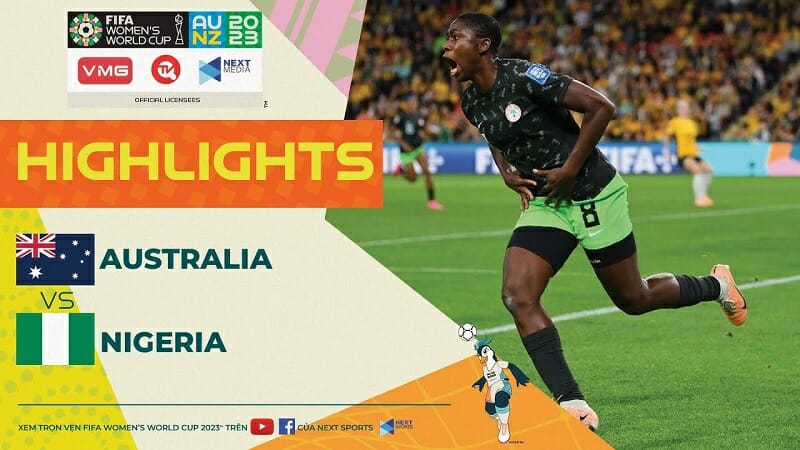 Australia vs Nigeria, vòng bảng World Cup nữ 2023