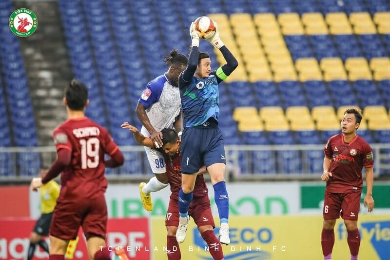 Bình Định đang có phong độ đáng thất vọng (Ảnh: TopenLand Binh Dinh FC).