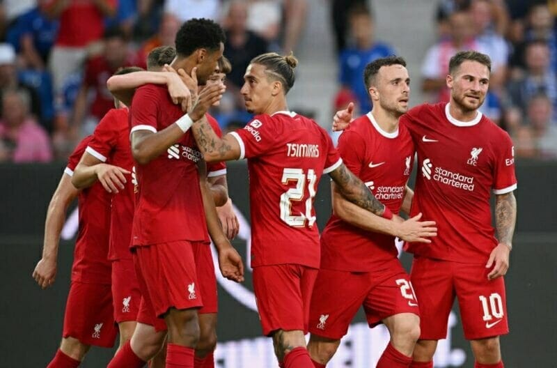 Kết quả bóng đá Karlsruher vs Liverpool: Jota tỏa sáng giúp The Kop khởi động mùa giải mới với chiến thắng