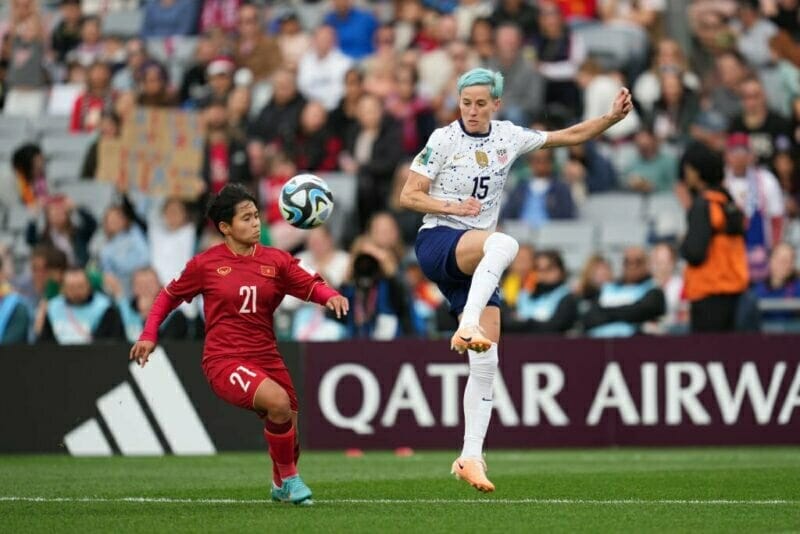 Đội trưởng Megan Rapinoe là một trong những người bị chỉ trích nhiều nhất sau trận đấu