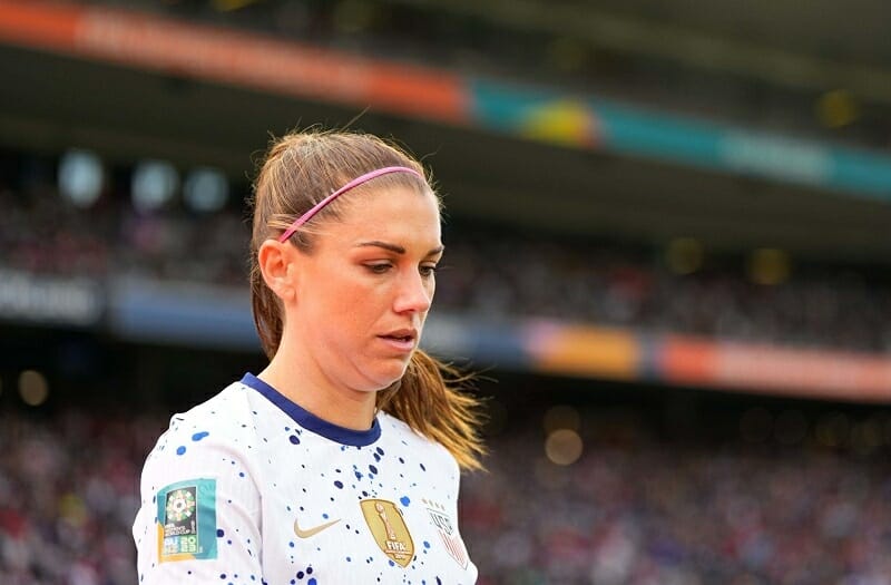 Thất bại trước Kim Thanh là lần đầu Alex Morgan đá hỏng phạt đền tại World Cup.