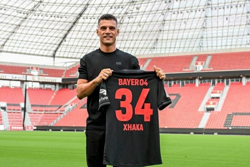 Xhaka chính thức gia nhập đội bóng mới sau 7 năm gắn bó với Arsenal