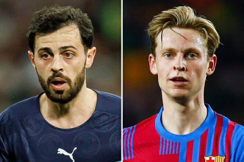  Bernardo Silva, Frenkie de Jong