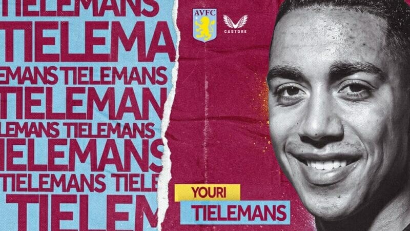 Youri Tielemans chính thức là cầu thủ của Aston Villa.