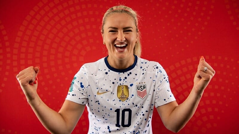 Lindsey Horan là trụ cột tuyến giữa của ĐT nữ Mỹ