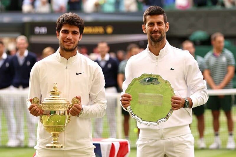 Alcaraz đã hạ Nole tại chung kết Wimbledon