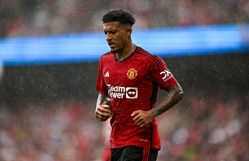 Jadon Sancho vẫn chưa thể hiện được nhiều tại Man United.