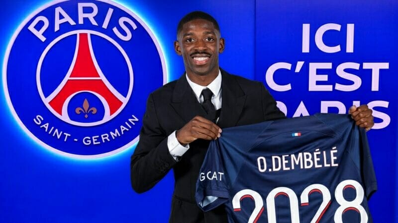 Dembele CHÍNH THỨC cập bến PSG