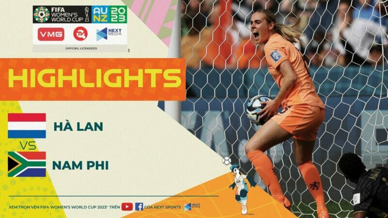 Hà Lan vs Nam Phi, vòng 1/8 World Cup nữ 2023