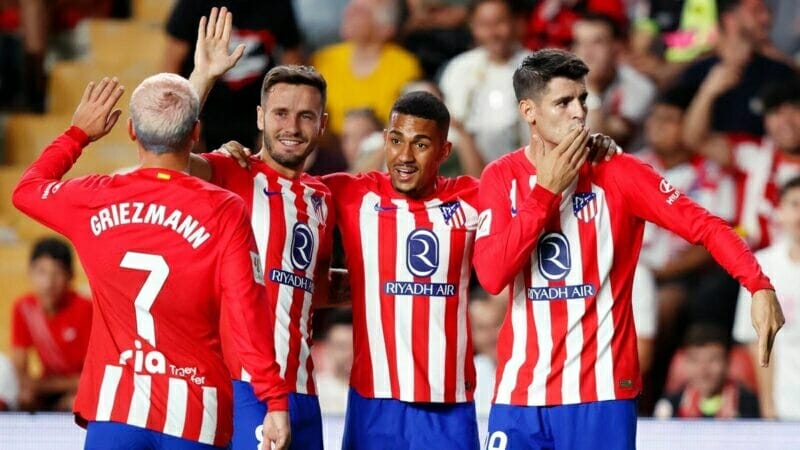 Atletico Madrid mở hội trên sân đối phương 