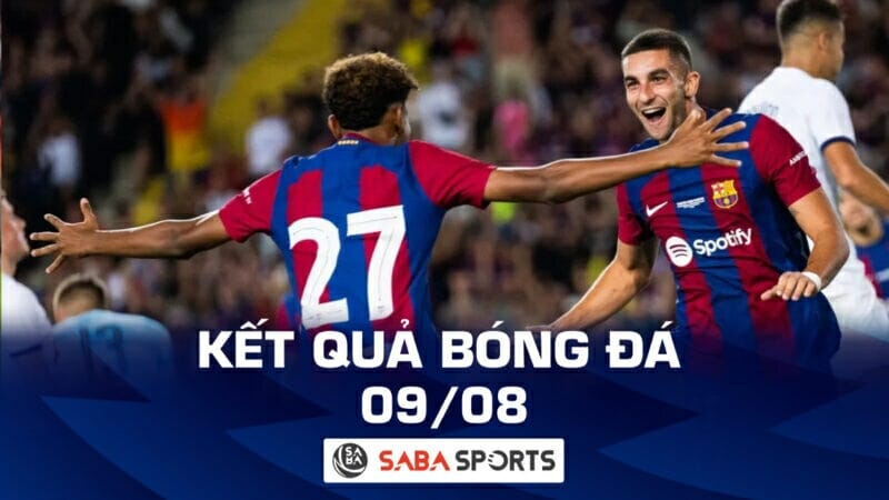 Kết quả bóng đá hôm nay ngày 09/08: Barcelona lật ngược thế cờ để giành chức vô địch Joan Gamper Trophy