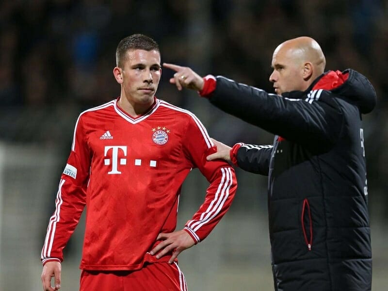 Pierre-Emile Hojbjerg từng làm việc với HLV Erik ten Hag tại Bayern Munich.