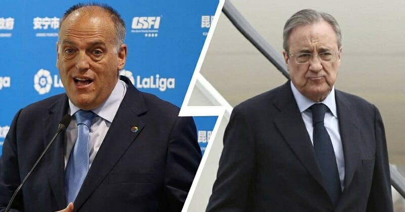 Chủ tịch Florentino Perez phản đối dự định mới của La Liga.