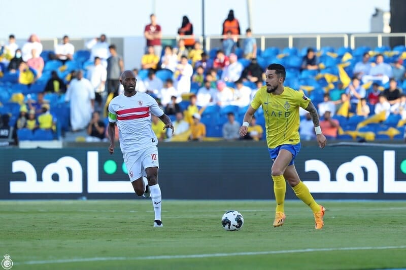 Alex Telles là “tội đồ” khiến Al Nassr nhận bàn thua.