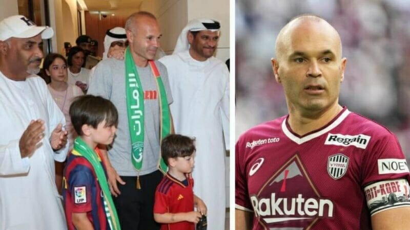 Andres Iniesta chuyển đến UAE chơi bóng