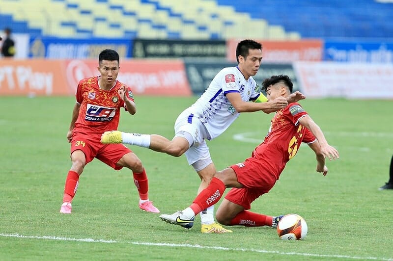 Hà Nội FC đánh bại Thanh Hóa 3-1 ở vòng trước. (Ảnh: VPF)