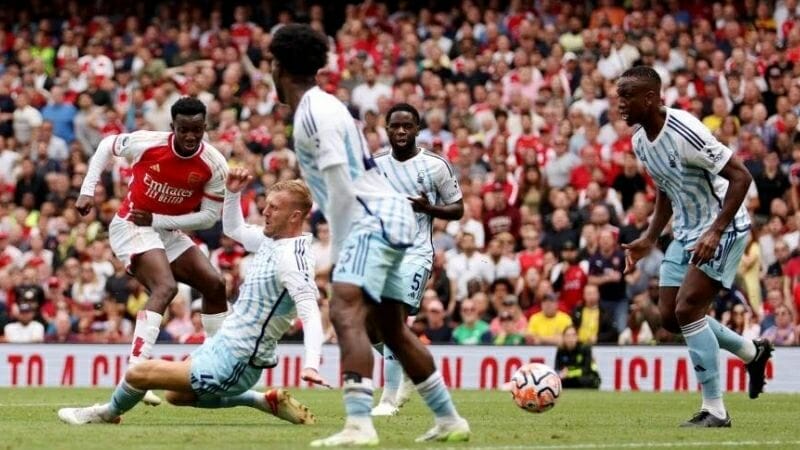 Nketiah, Arsenal 2-1 Nottingham