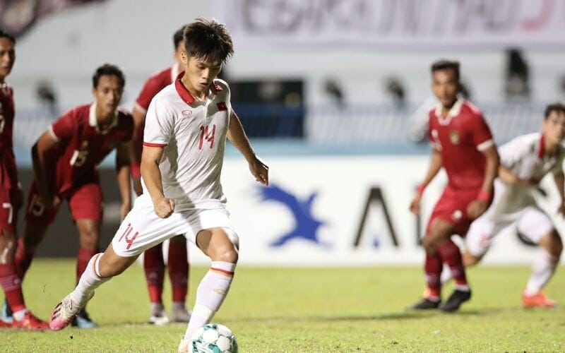 Quốc Việt bỏ lỡ phạt đền, U23 Việt Nam vs U23 Indonesia, U23 AFF Cup 2023