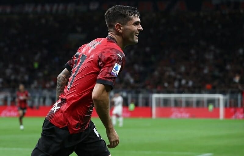 Pulisic khởi đầu ấn tượng trong màu áo Milan