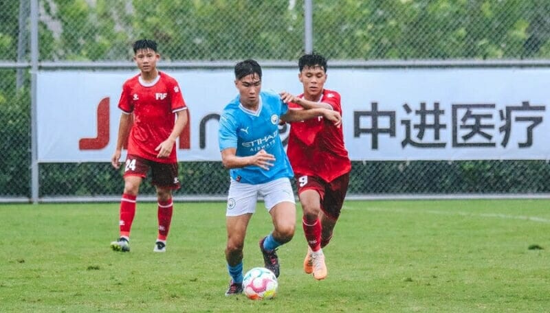 U16 PVF đánh bại U16 Man City (Ảnh: PVF)