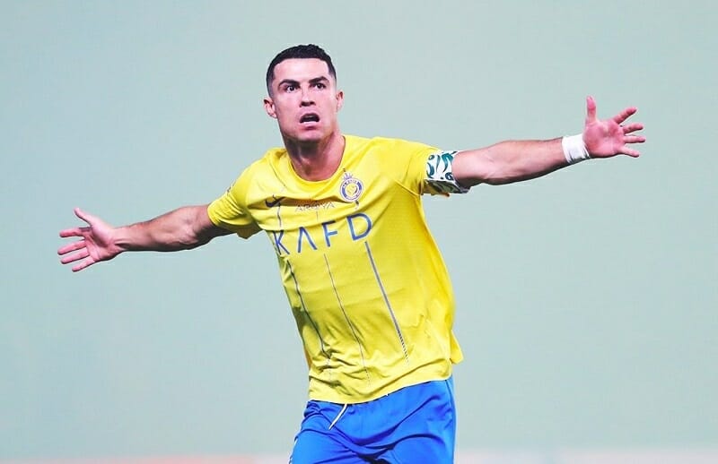 Cristiano Ronaldo mở tỷ số cho Al Nassr.