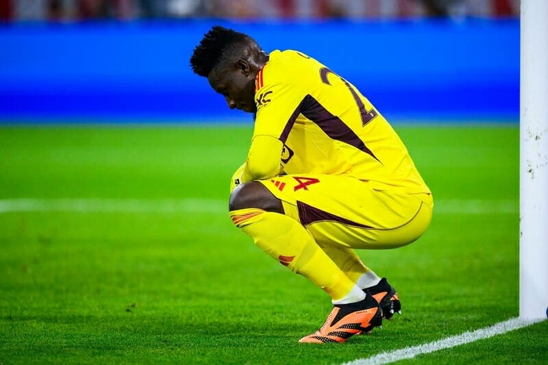 Andre Onana có ngày thi đấu đáng quên trước Bayern Munich.