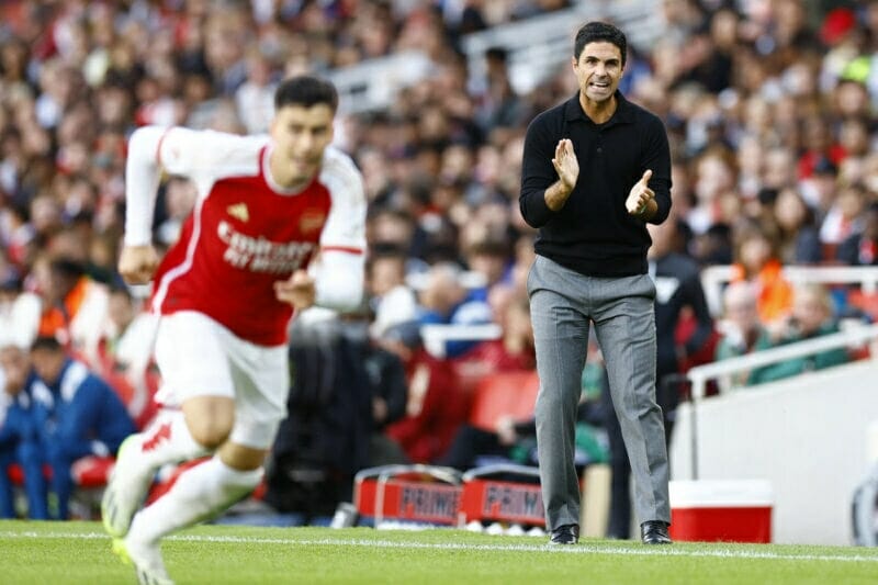 Arteta cho biến đã biến hóa đến 43 đội hình khác nhau trước Man City