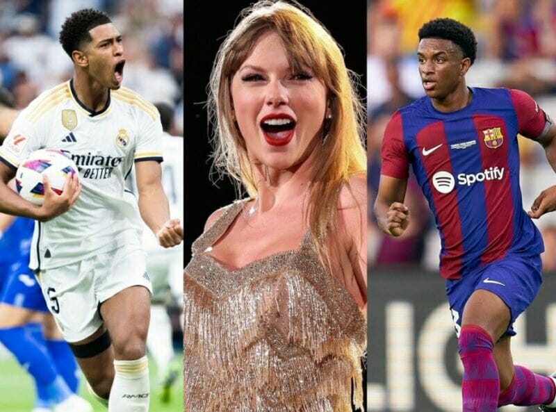 KHÓ ĐỠ! Sao Barca nguy cơ mất giải Cậu bé Vàng vào tay Bellingham vì… Taylor Swift