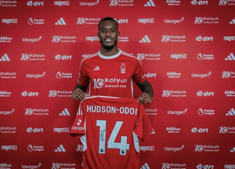 Chelsea sẽ nhận được phần lớn phí chuyển nhượng nếu Nottingham Forrest bán Hudson-Odoi