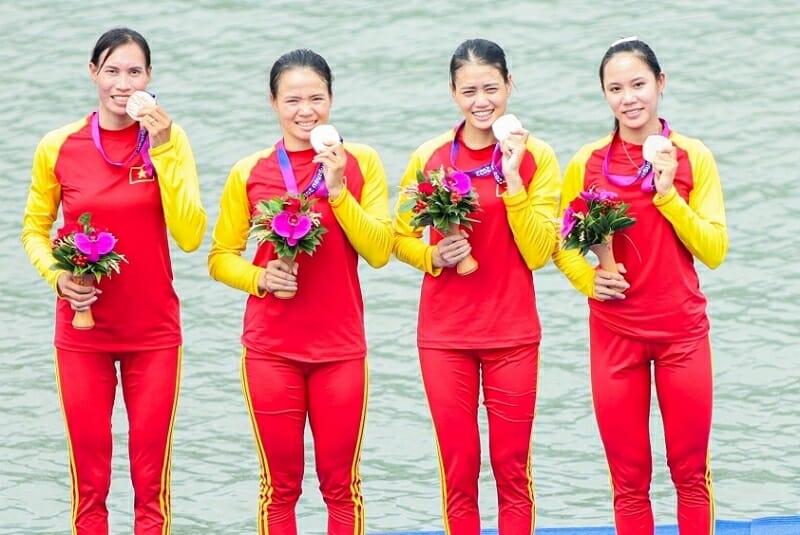 ĐT rowing Việt Nam giành 3 HCĐ tại ASIAD 2023 (Ảnh: Thethao247).