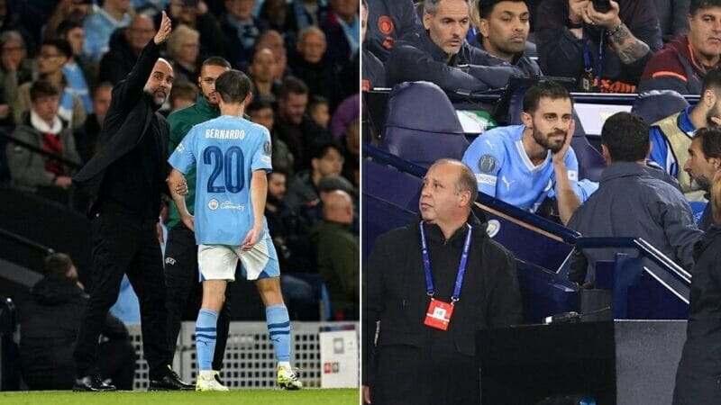 Bernardo Silva rời sân sớm vì chấn thương