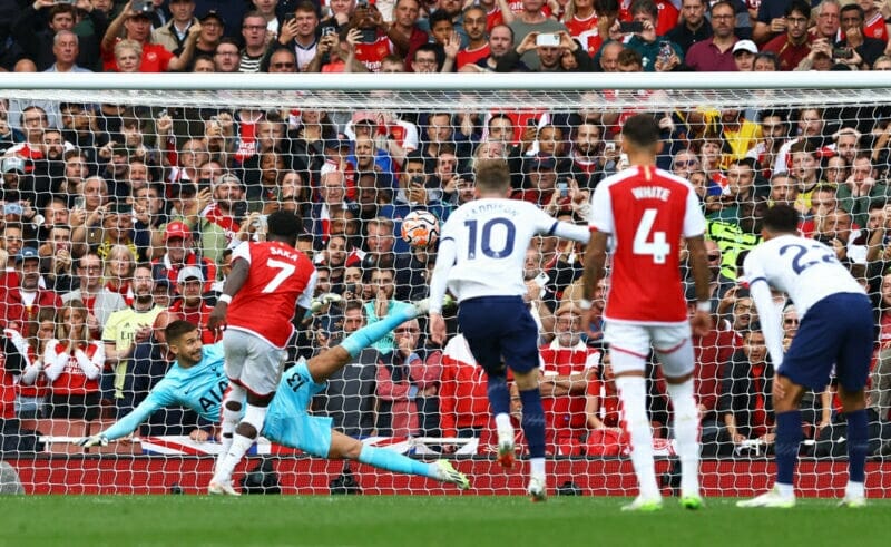 Kết quả bóng đá Arsenal vs Tottenham