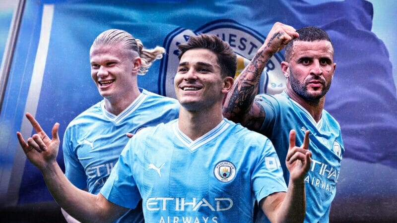 Top 5 ngôi sao sáng nhất Man City ở mùa giải 2023/24