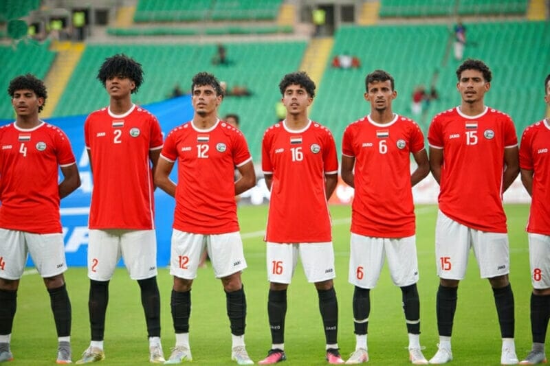 U23 Yemen có thiện cảm với cổ động viên Việt Nam (Ảnh: YFA)