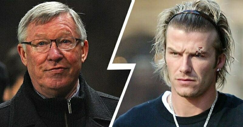 Sir Alex cho rằng Beckham đã làm quá với vết sẹo