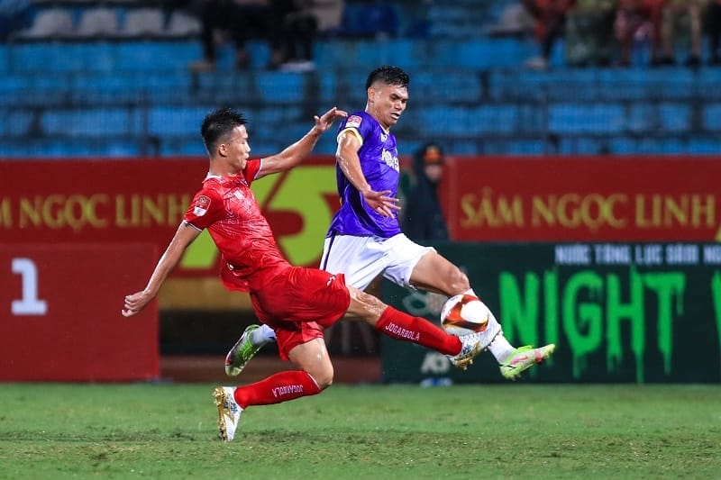 Hải Phòng vừa có chiến thắng ấn tượng trước Hà Nội (Ảnh: Hanoi Football Club).