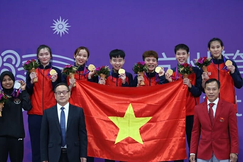 Cầu mây Việt Nam nhận thưởng khủng nhờ giành HCV ASIAD 19