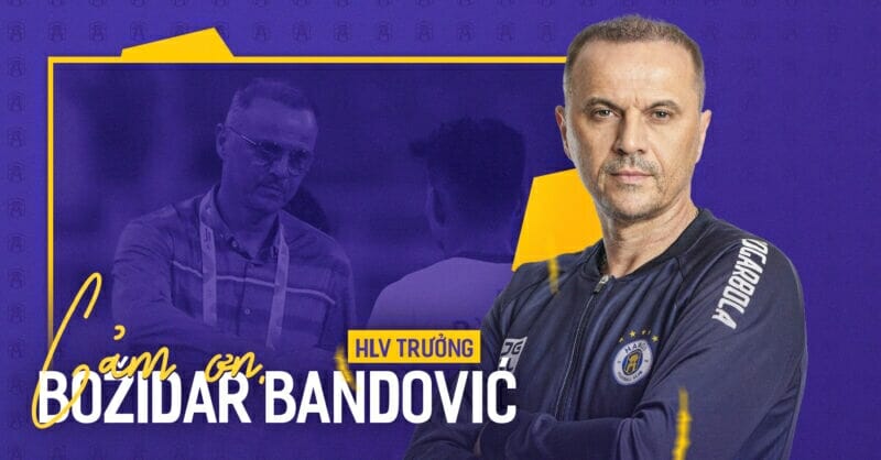 Thông báo chia tay HLV Bandovic